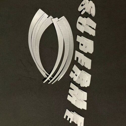 8pc Tire Label Sticker Reflective Letters for 14'''-22''' Glow Q