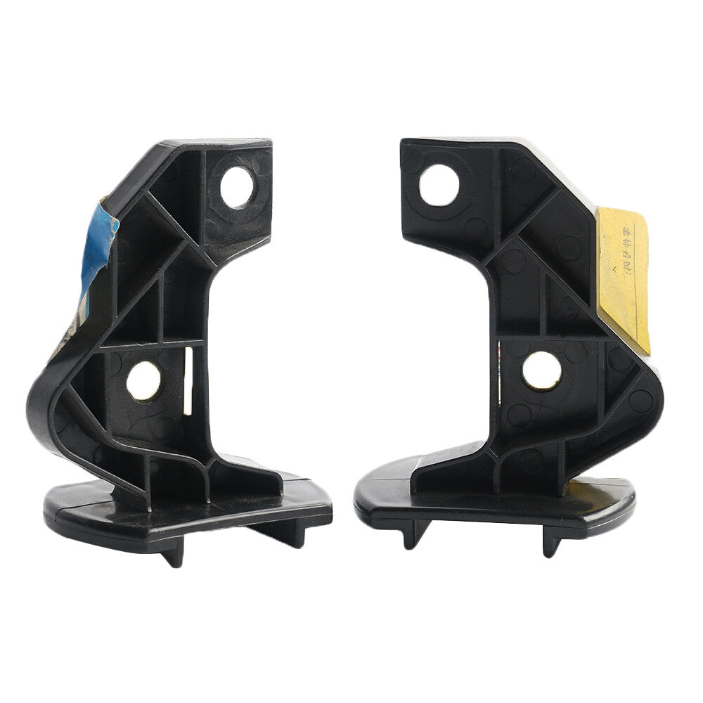 Front Left and Right Bumper Holder Support Brackets Black for BMW E39 5 Series