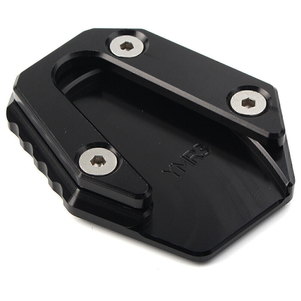 Motorcycle Side Stand Kickstand Plate Pad Fit for YAMAHA MT-03 2014-2021 Black Q