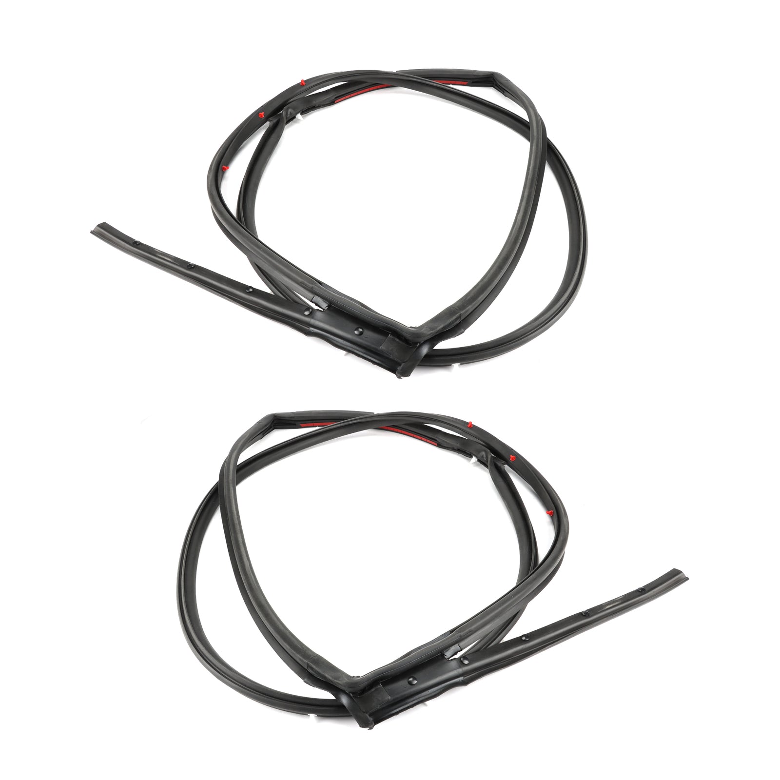 2x Fits For Sentra 2013-2019 Left & Right Door Silence Weather Strip Seal Black