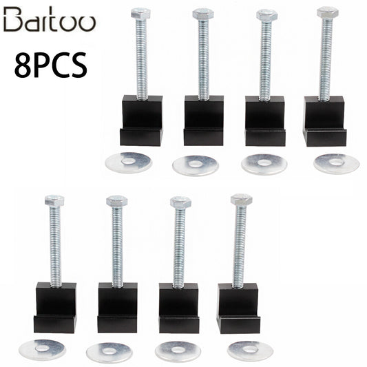 Aluminum Mounting Kit Parts Clamps for Pickup Truck Tool Box Tie Down 8PCS Q