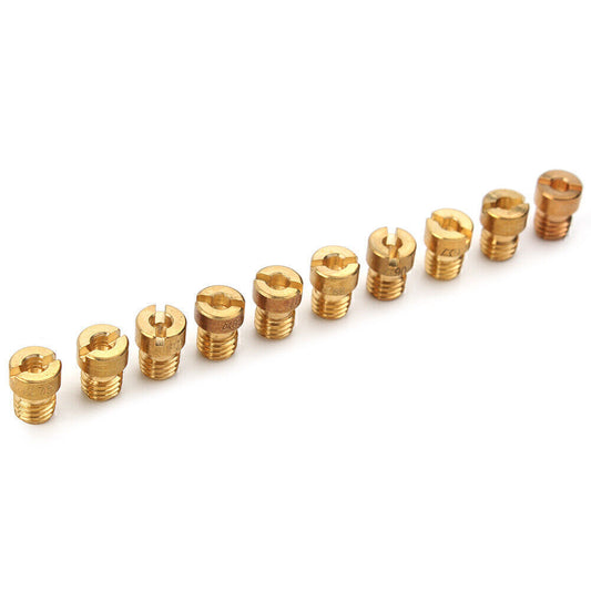 75-98 Carb Carburettor Main Jets Nozzle Set 5MM Gold For Dellorto Carburetor Q