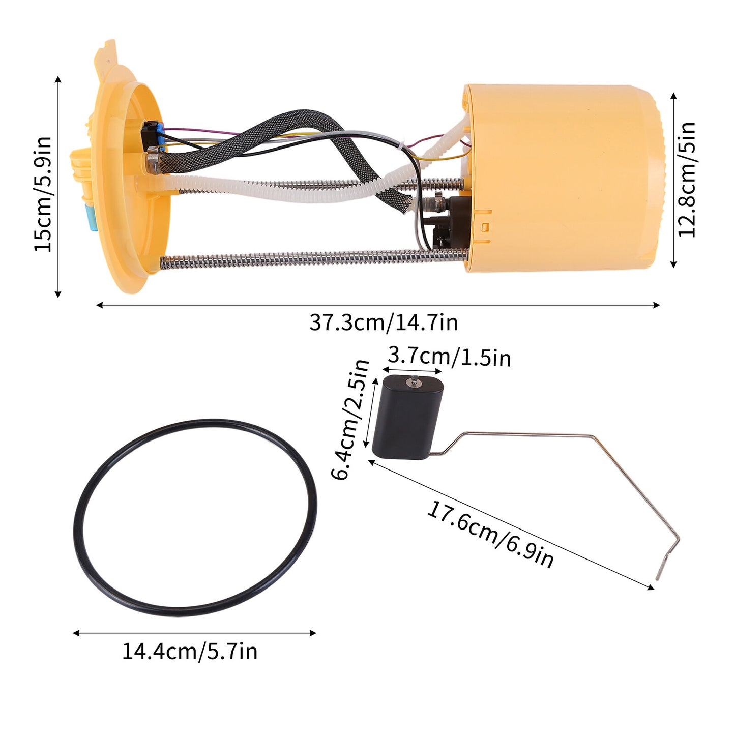 NEW Fuel Pump for Ram 1500 2014-2018 Module 68217575AE V6 3.0L Diesel 68161407AE