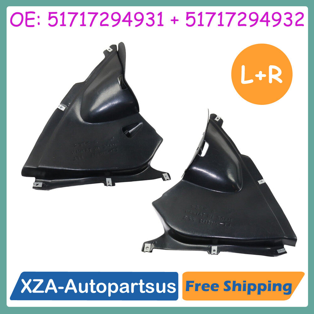 Pair Front Left & Right Fender Liner Set For 14-16 for BMW 328i 330i New 51717294931 Q