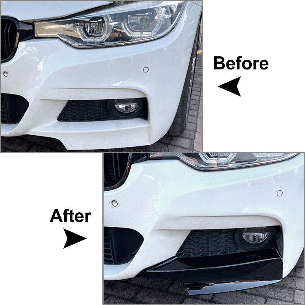 Front Bumper Lip Corner Splitterfor BMW 3-Series F30 F312012-2018