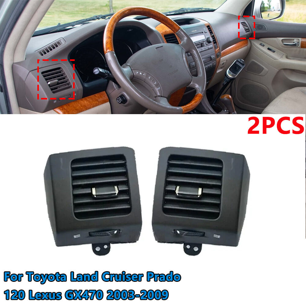 for Land Cruiser Prado 120/ for Lexus GX470 2003-2009 Pair Air vent Outlet A/C v