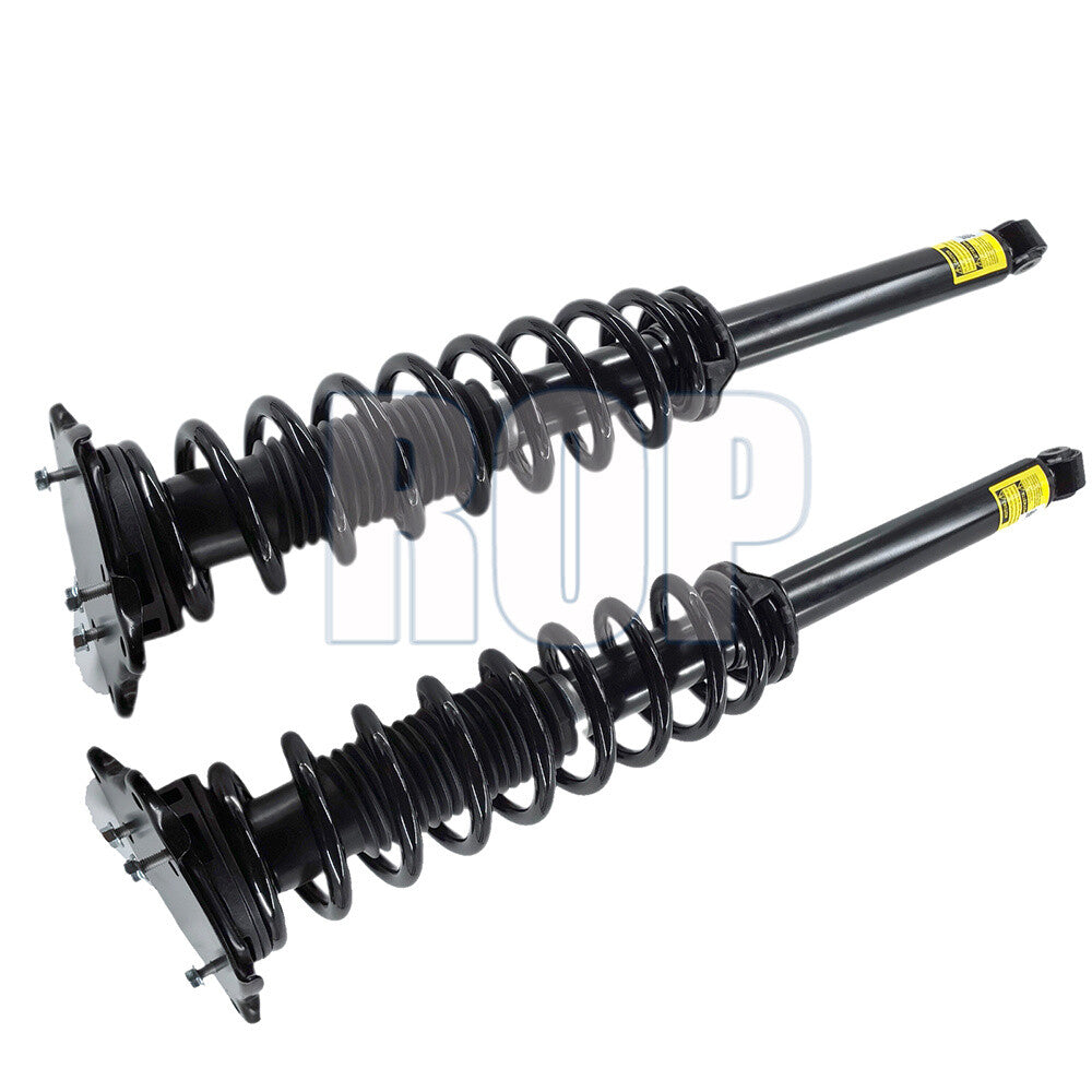 Pair Rear Shock Absorber Coil Spring Struts Assembly For 2011-2016 for Tesla for Model S
