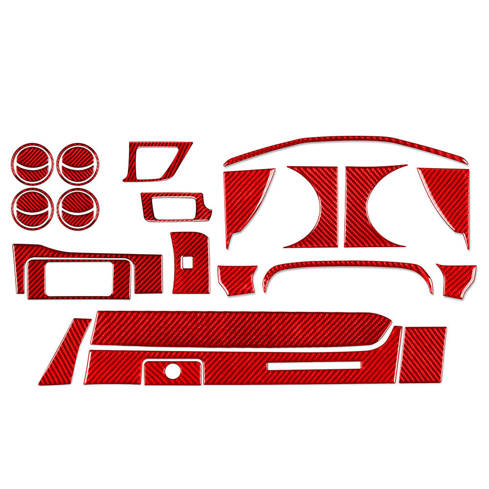 30Pcs Interior Dashboard Decoration Kit Cover Trim for Toyota Tacoma 2016-22 21