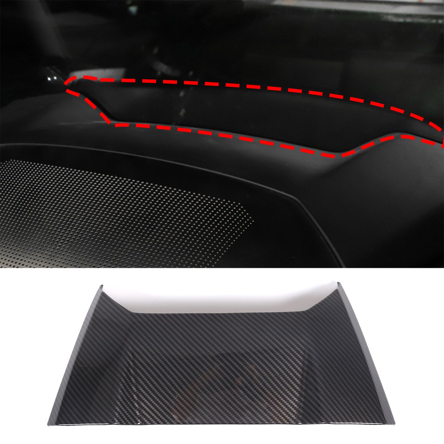 Carbon steel tailgate antenna pole bracket suitable for FJ Cruiser 2007-21- v