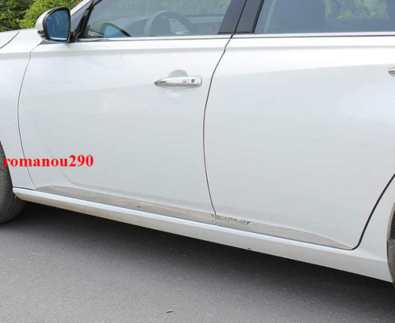 4x for Nissan Altima 2019-24 Stainless Chrome Side Door Body Molding Cover Trim