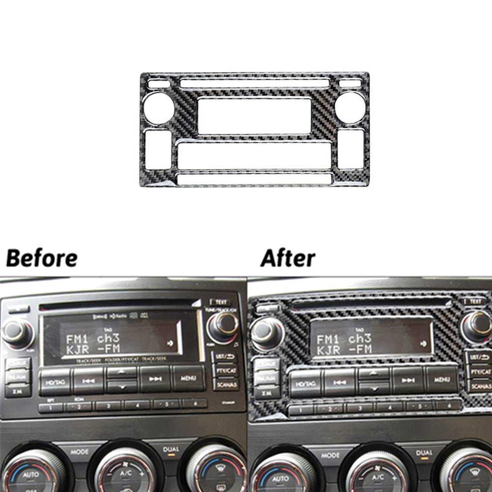 Carbon Fiber Dashboard Panel Cover Trim For C Class W204 2007-2010 v