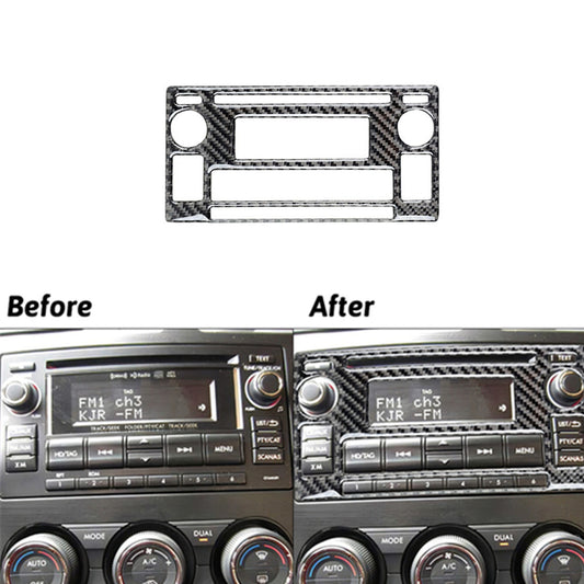 Carbon Fiber Dashboard Panel Cover Trim For C Class W204 2007-2010 v