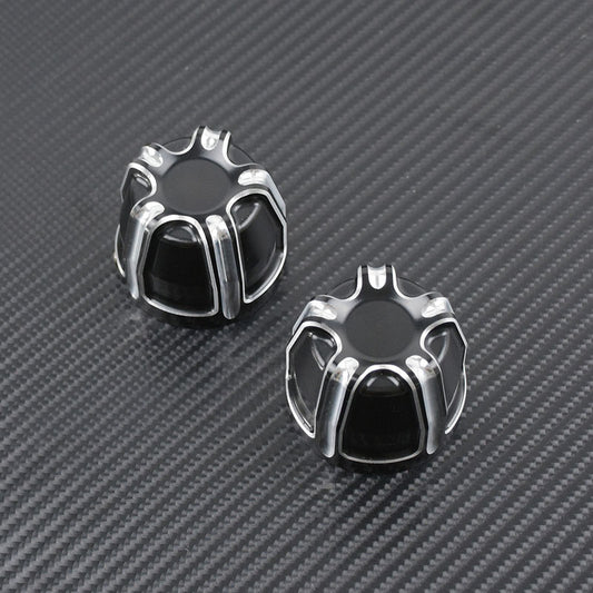 Motorcycle 29MM Front Axle Nut Cover Cap Fit for Harley Softail Dyna Touring