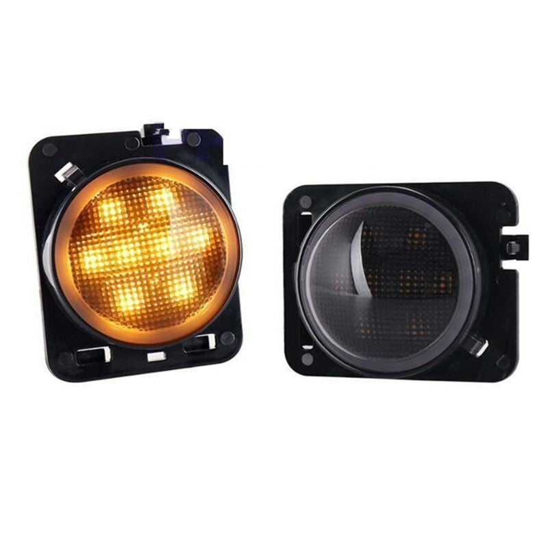 LED Turn Signal Side Marker Fender Lights Fit For 2007-2017 for Jeep for Wrangler JK