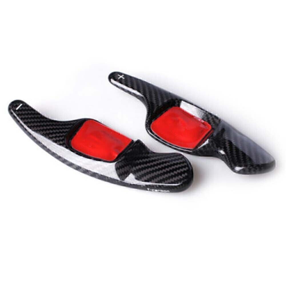 Carbon Fiber Steering Wheel Shift Paddle Fit for VW for Tiguan for Golf 7 MK7 for Passat B8 BLK