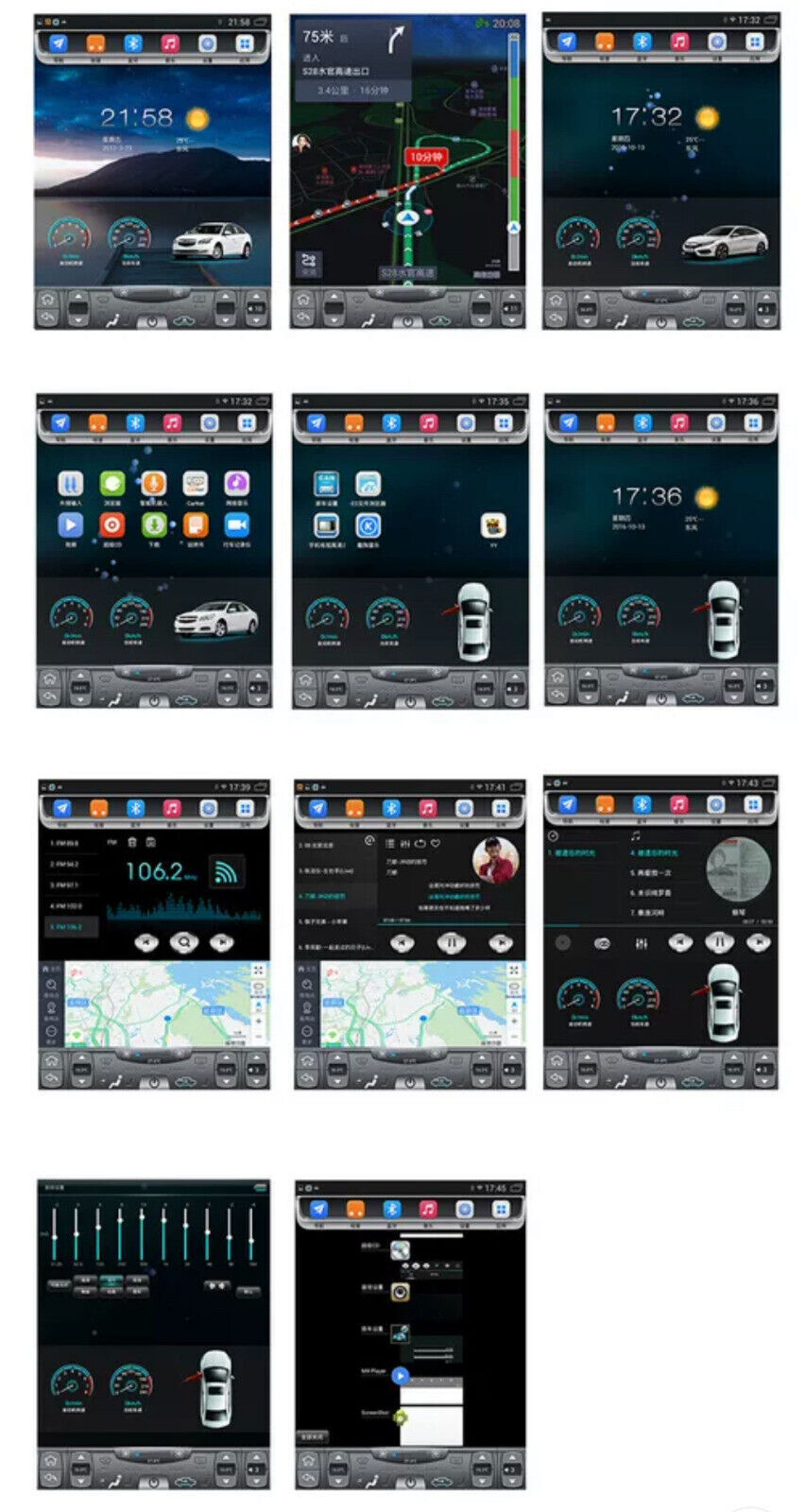 12.1 Touchscreen GPS Navigation for Jaguar S-TYPE 04~11 radio Android CarPlay