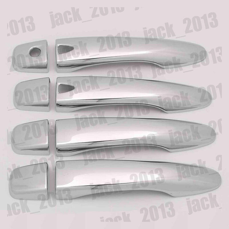 Chrome for Smart Key Door Handle Covers Trims for Nissan Rogue Sport Qashqai 2014-21
