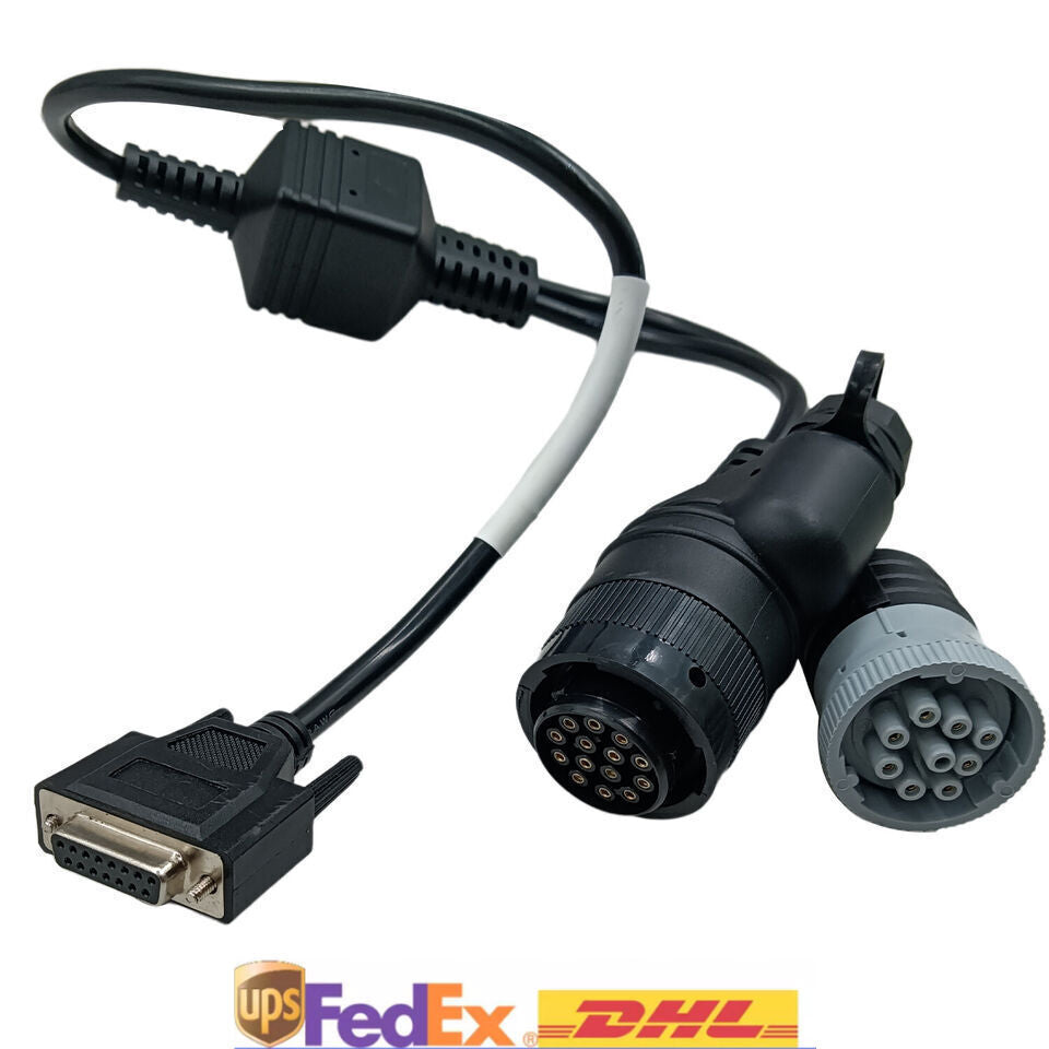 For CAT 457-6114 9-pin  14-pin Split Connect CA3 Service Cable Comm Adapter 3