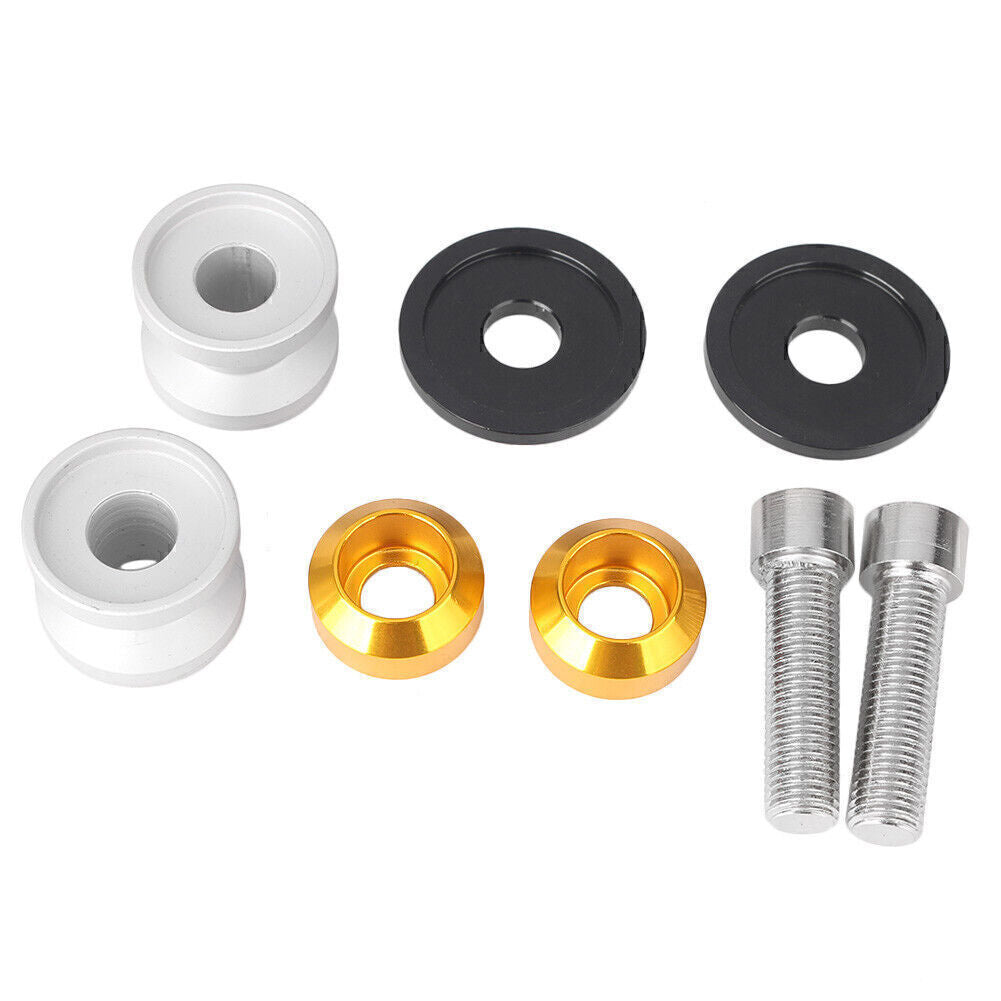 Gold 10mm CNC Motorcycle Swingarm Sliders Spools for kawasaki Z750 Z750 Z1000ly
