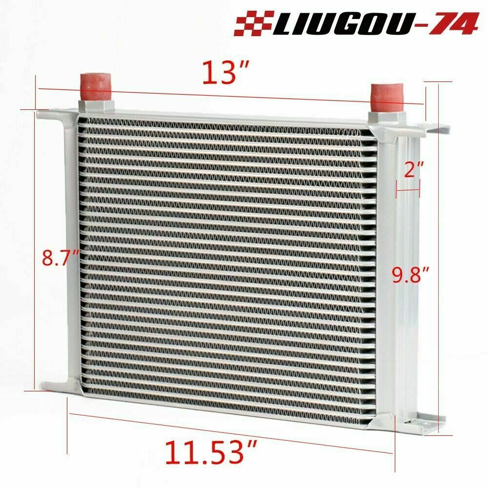 For Universal 30 ROW AN10 Engine Racing Oil Cooler Adapter Kit - v