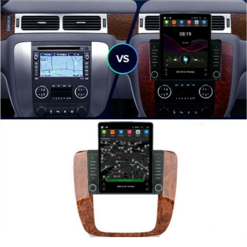 for GMC for Yukon for Chevrolet 9.5 Vertical Tahoe Car Stereo Radio GPS Navi Player FM