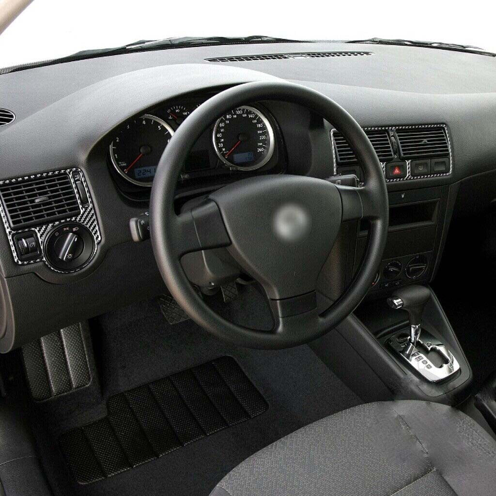 3xCarbon Fiber Air Vent Interior Trim for VW for Golf 4 GTI for Jetta MK4 1999-04