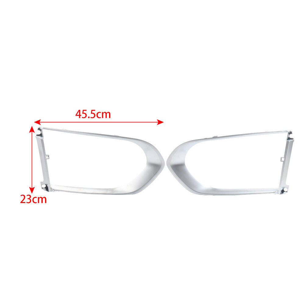 Fog Lights Fog Lamp Molding Frame Bezel Cover for Jaguar F-Pace 2016-2020 17