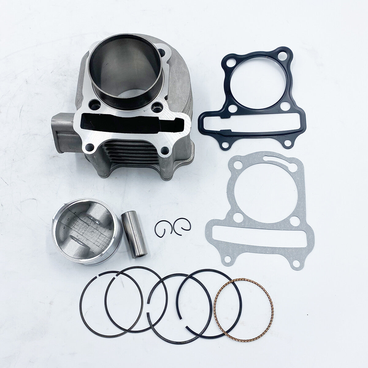 New GY6 Cylinder Head Assy Engine Gasket Ring Kit Set for 150cc Motorcycle 86 A