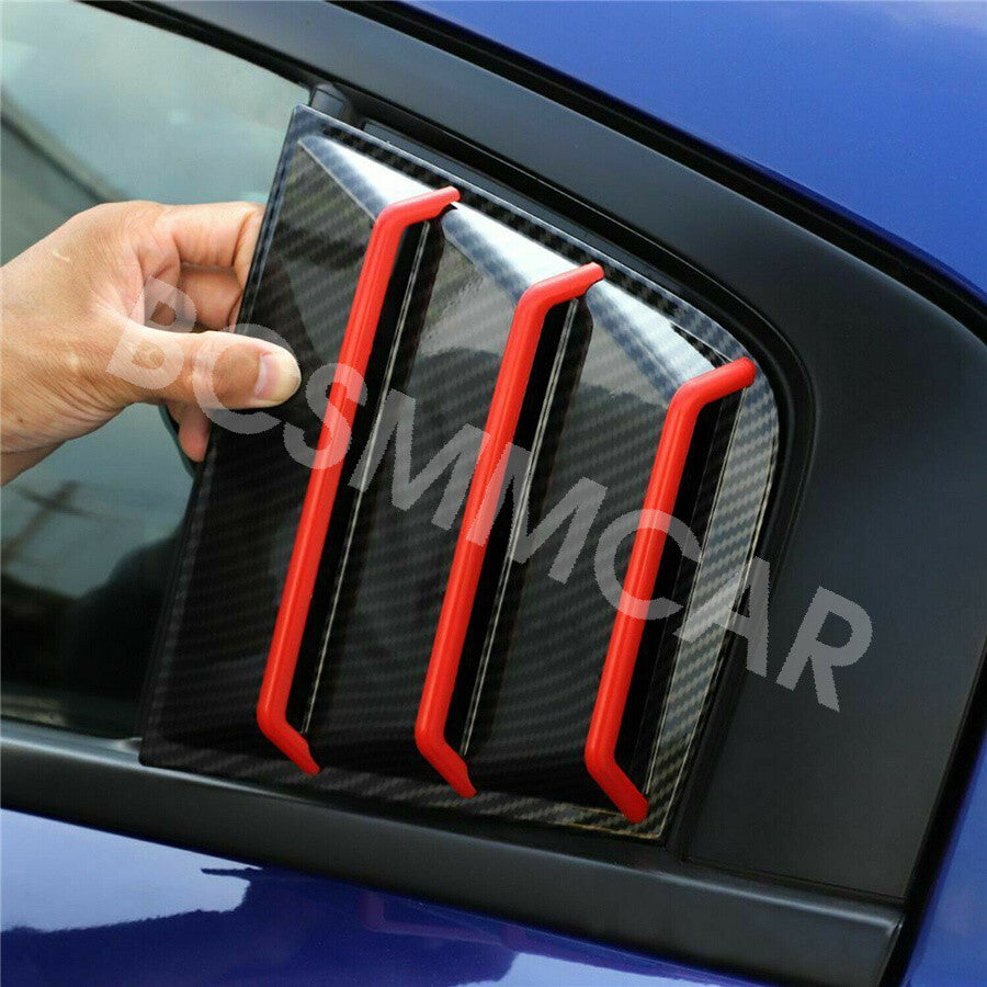 Rear Side Window Blinds Louver Cover Fit for Dodge Charger 2011-2021 Accessories