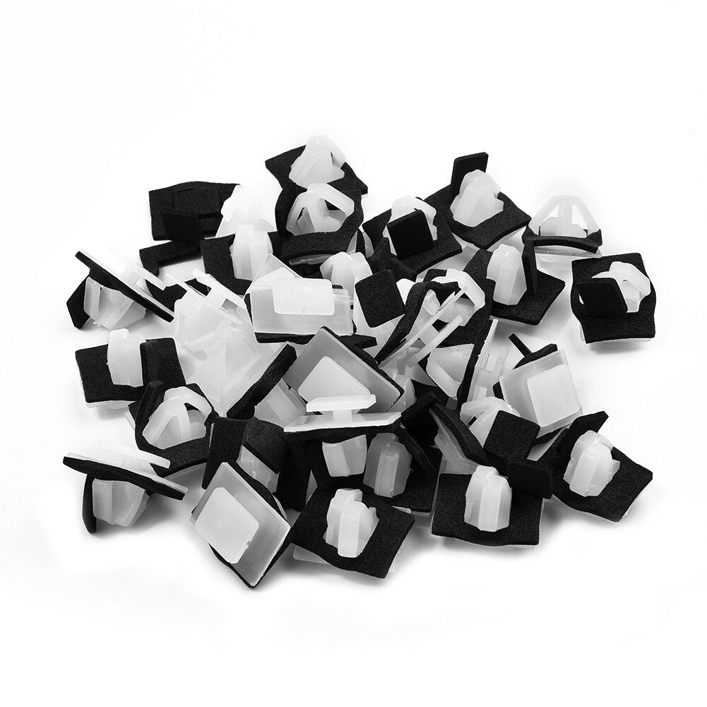 50x Nylon Moulding Clips Rocker Panel Retainer W/ Sealer for Hyundai 87756-2E000
