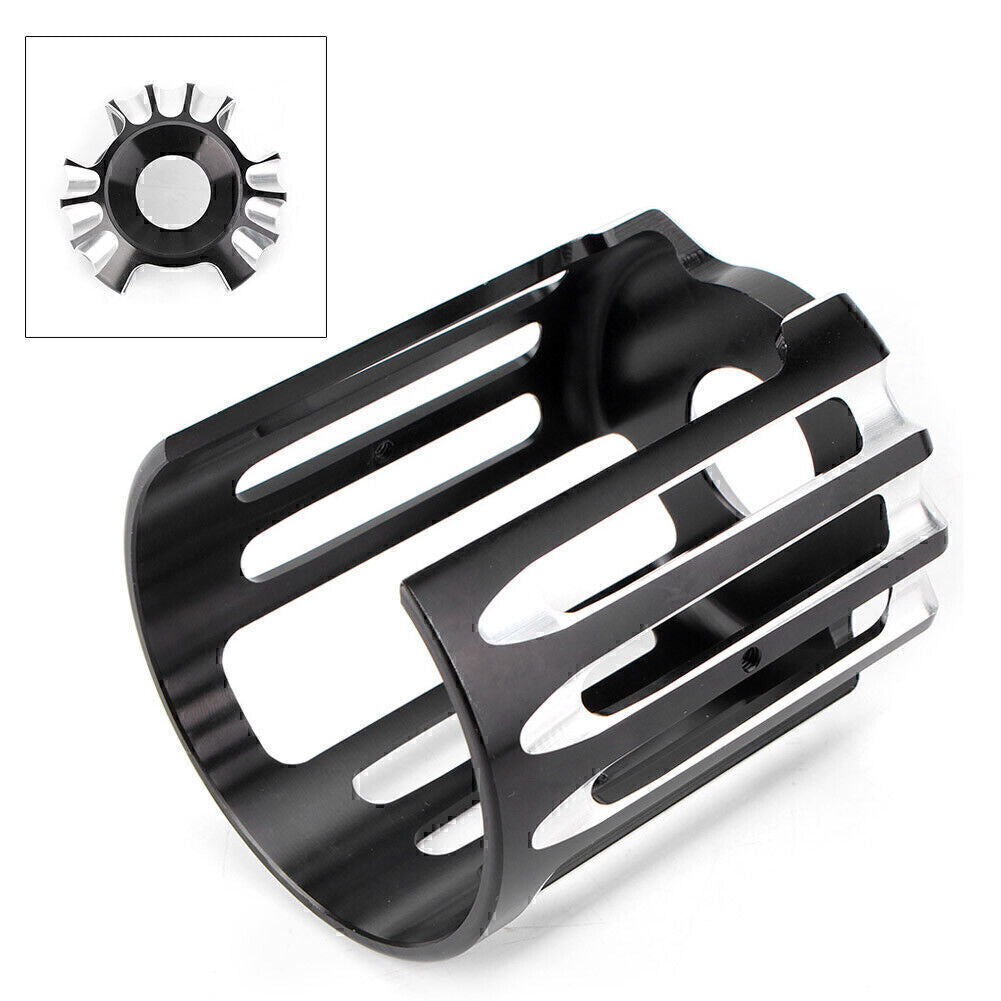 Black Oil Filter Cover Cap fit for Harley Touring Road King Street Glide Motorcycle Q
