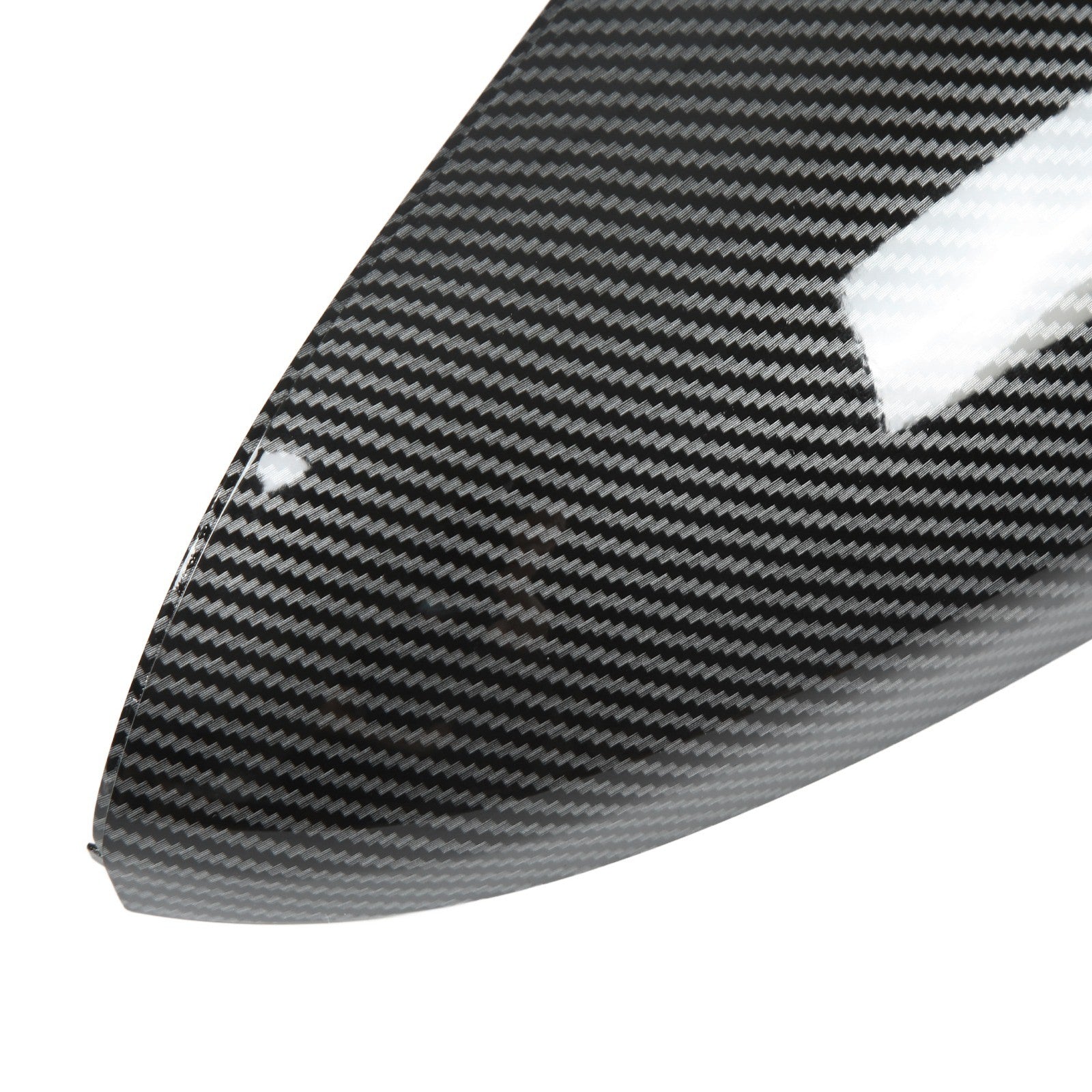 Rearview Mirror Cover 2pcs Door Mirror Left Right Carbon Fiber