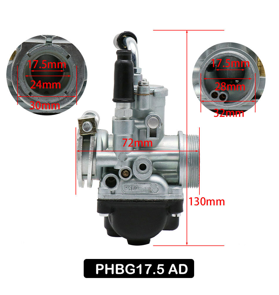 Dellorto PHBG 19.5 mm PHBG 19 Clip-on Vaporizer for Doped Scooters Q