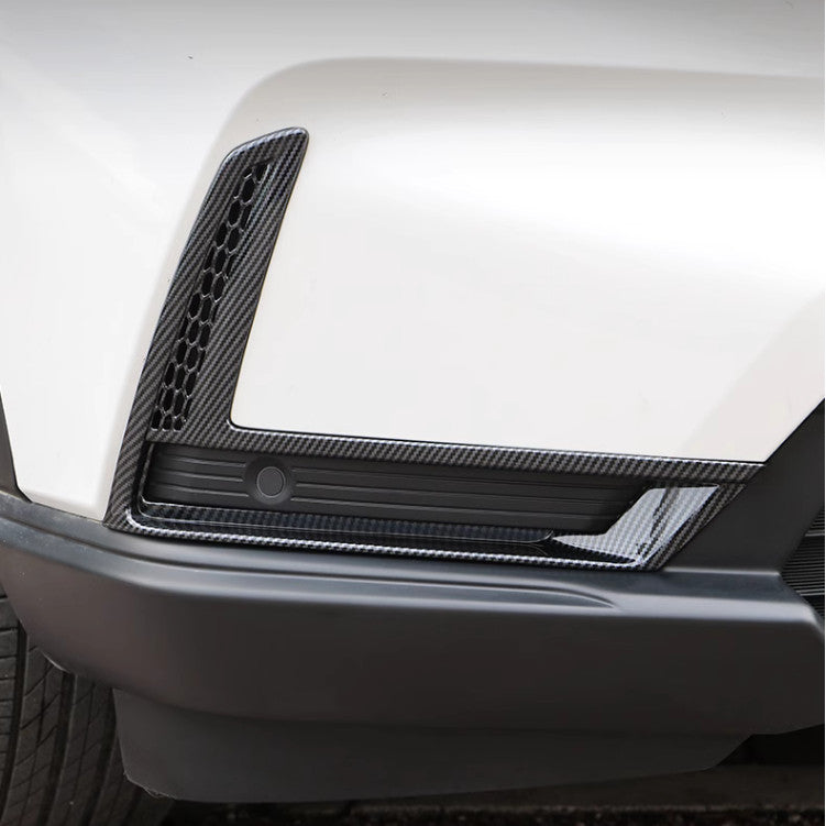 Carbon Fiber Front Fog Light Cover Trim 2pcs for Honda CRV CR-V 2023 2024 v