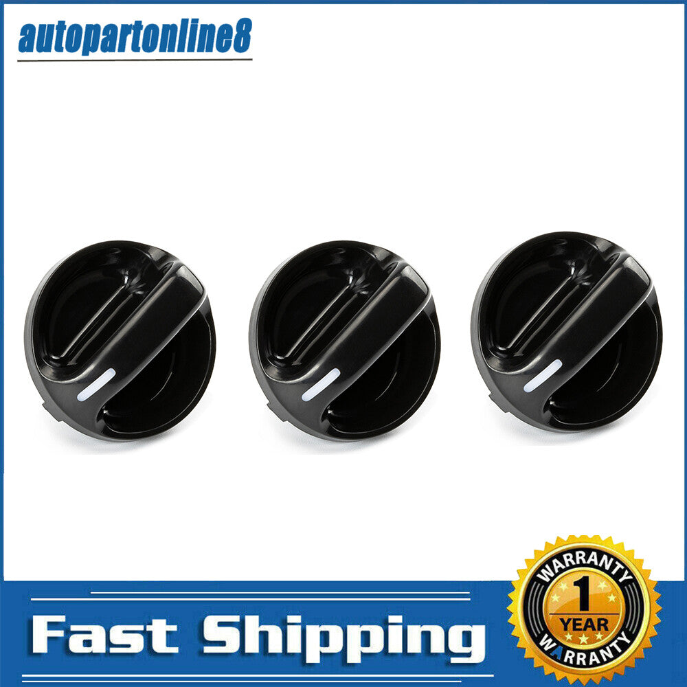 3-pack 559050C010 Control Knob Dial Heater Air Conditioning Fan for 2000-2006 for Toyota Tundra Q