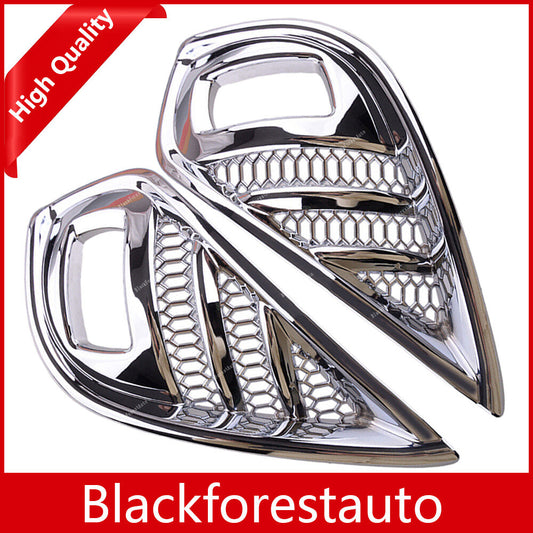 Front Bumper Fog Light Cover Trim Fits for Toyota 2020 2021 2022 Highlander Chrome