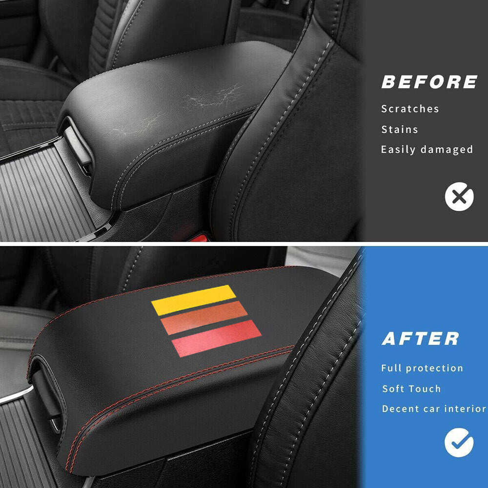 Suitable for 2016-2023 Tacoma TRD pickup leather center console cover and armrest cover. n