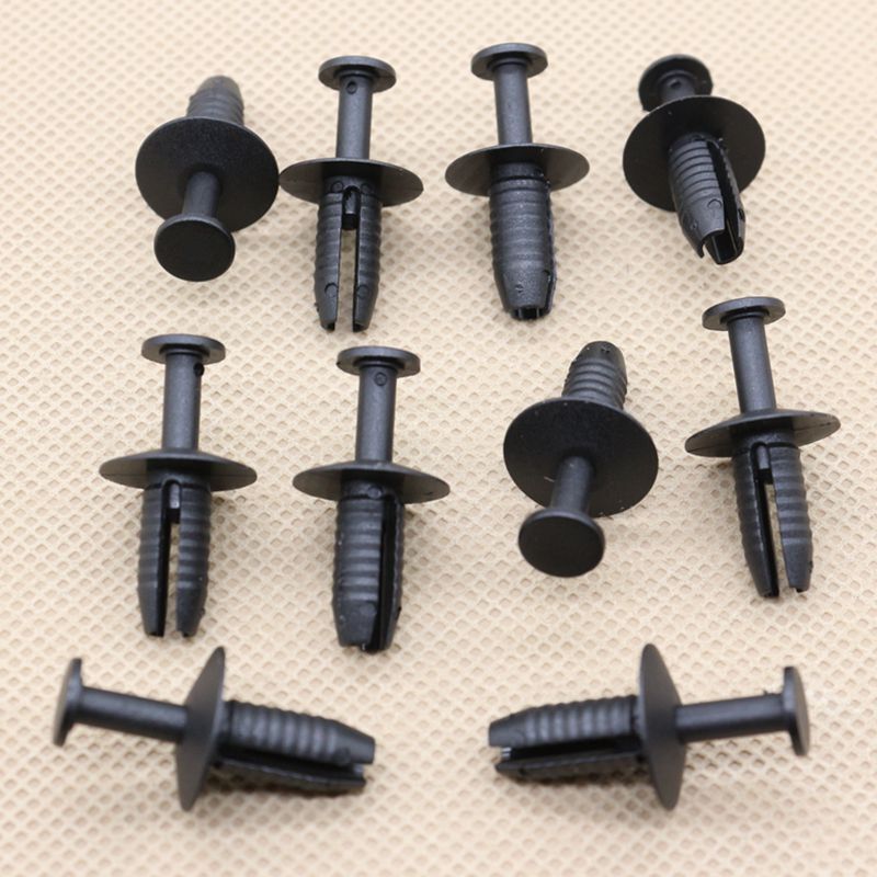 10-piece set of bumper rocker arm molding clip-on fixing rivets suitable for BMW 511908077