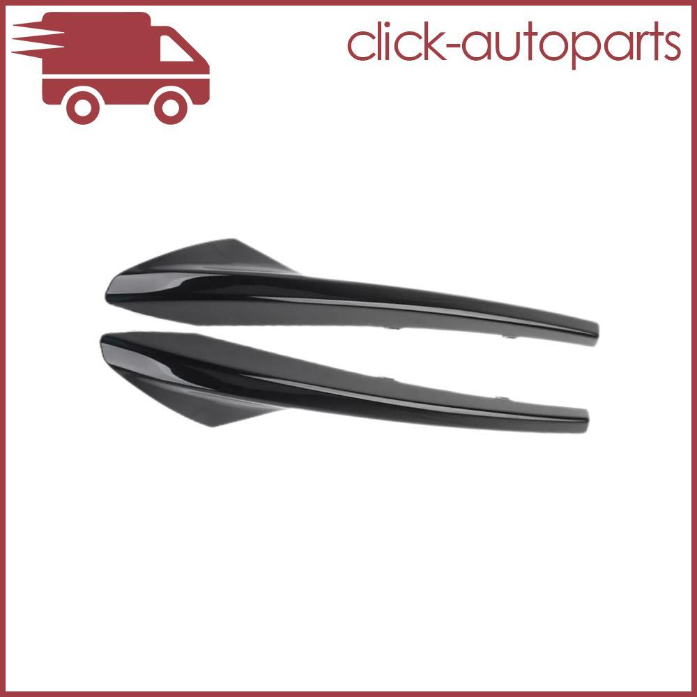 2Pcs For XE R-Sport 2017-2019 Front Left+Right Side Bumper Black Trim Molding