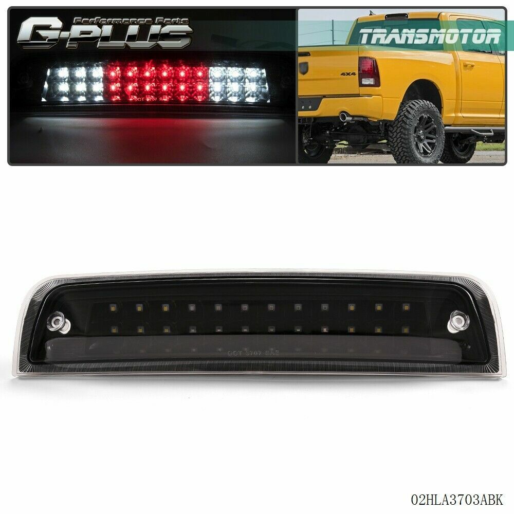 LED Third 3rd Brake Light Black Fits 2009 - 2017 for Dodge for Ram 1500 2500 3500- v