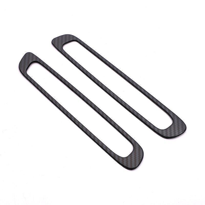 for Mazda 3 Axela 20-2021 Carbon Fiber Steel A Pillar Vent Air Outlet Frame Trim