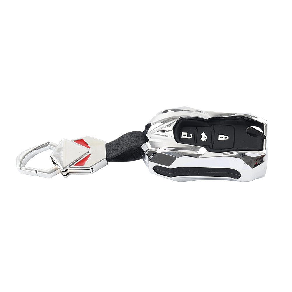 Car Key Remote Cover Case Fob Silver for VW Beetle for Golf for Jetta for Skoda for Seat Q