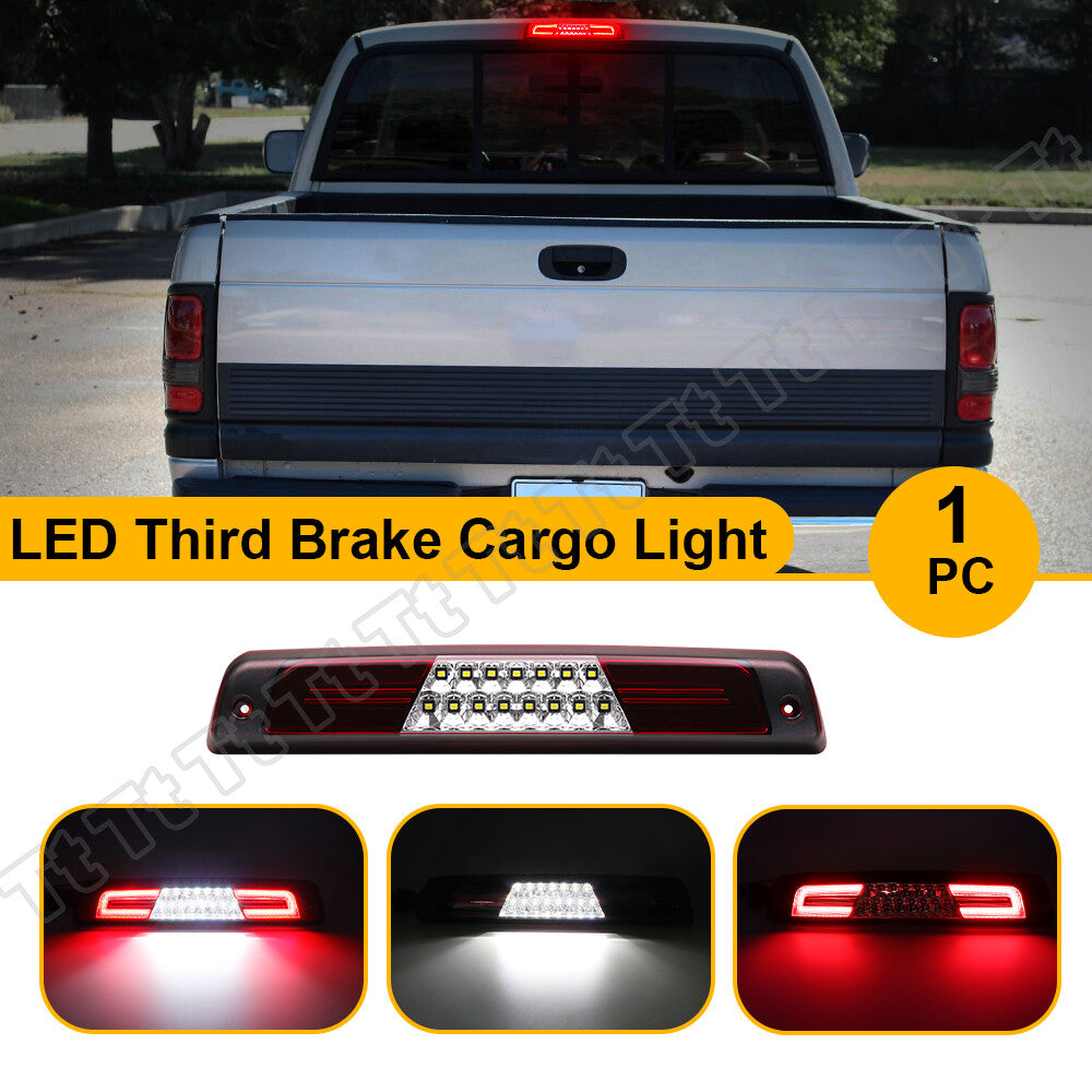 Suitable for 1994-2002 for Dodge for Ram 1500 2500 3500 LED third brake light and taillight cargo light. Q