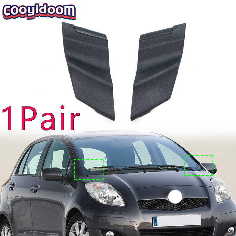 for Toyota Yaris 4 Doors 2006 2007-2010 Pair Front Windshield Wrap Corner Trim