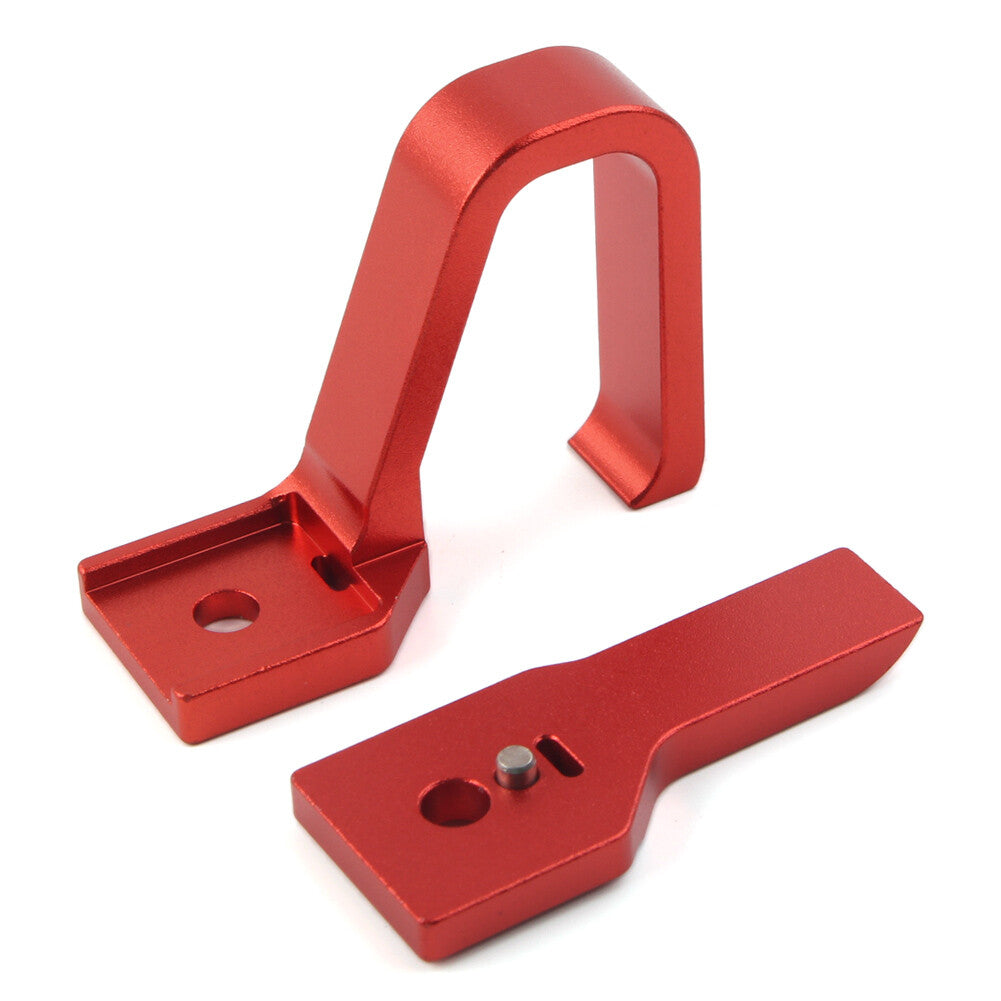 CNC Front Brake Cable Clamp Line Guide Red Fit for Yamaha YZ125 YZ250 YZ250F YZ80 85