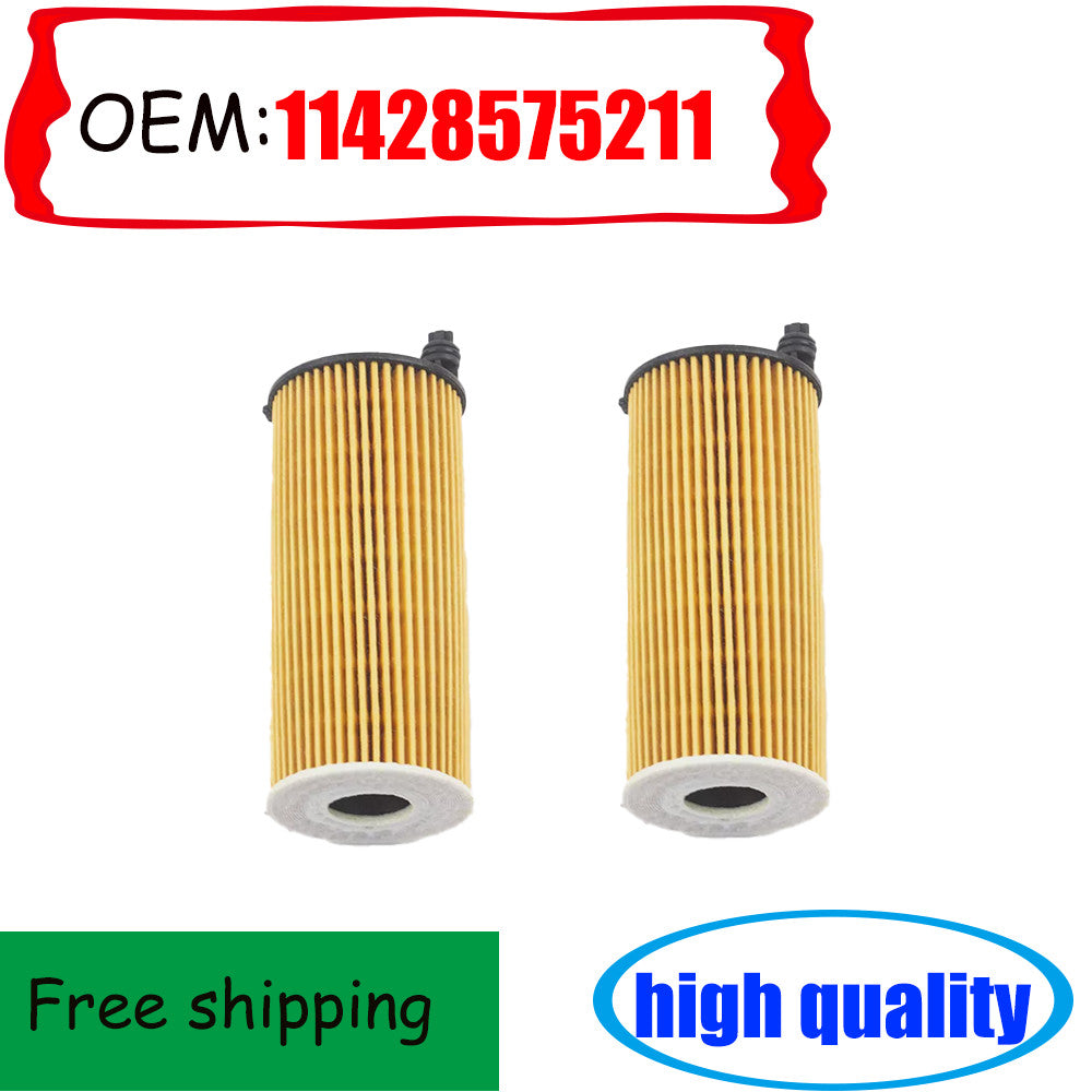 2-pack engine compartment oil filter 111428575211 suitable for 1.7 X B46/B47/B48 engines. n