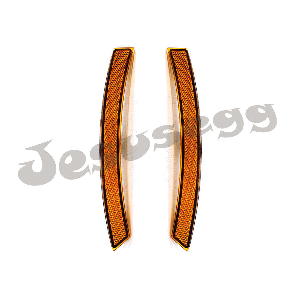 2pcs Fit for CRV Front Right + Left Bumper Wheel Fender Molding Trim Light