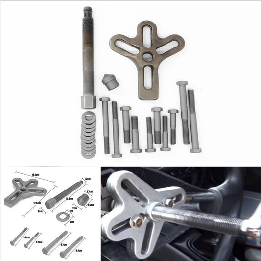 Car Harmonic Balancer Steering Wheel Puller Gear Crankshaft Pulley Removal Kit