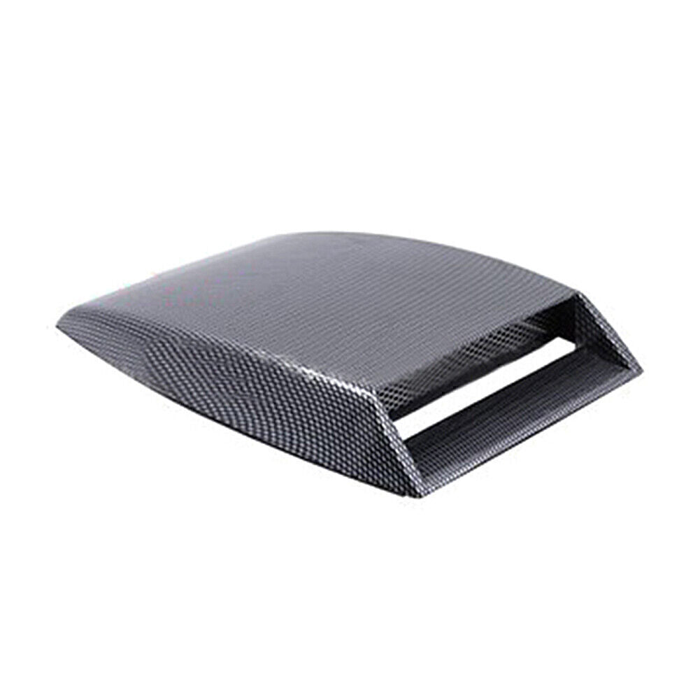 Air Flow Intake Hood Scoop Vent Bonnet Cover Universal Carbon Roof Decorative