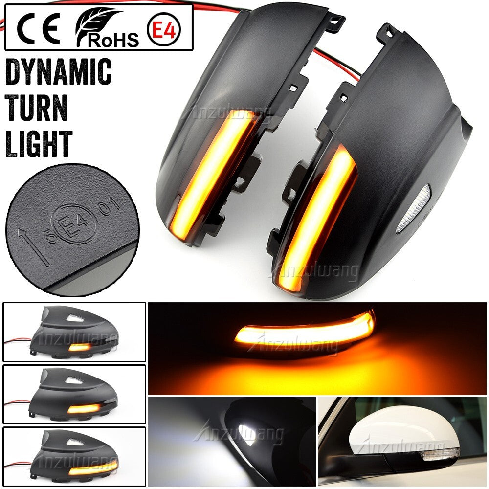 Dynamic Side Turn Signal Light for Volkswagen for VW for Tiguan MK1 2008-2016